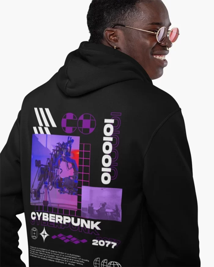 cyberpunk men hoodie
