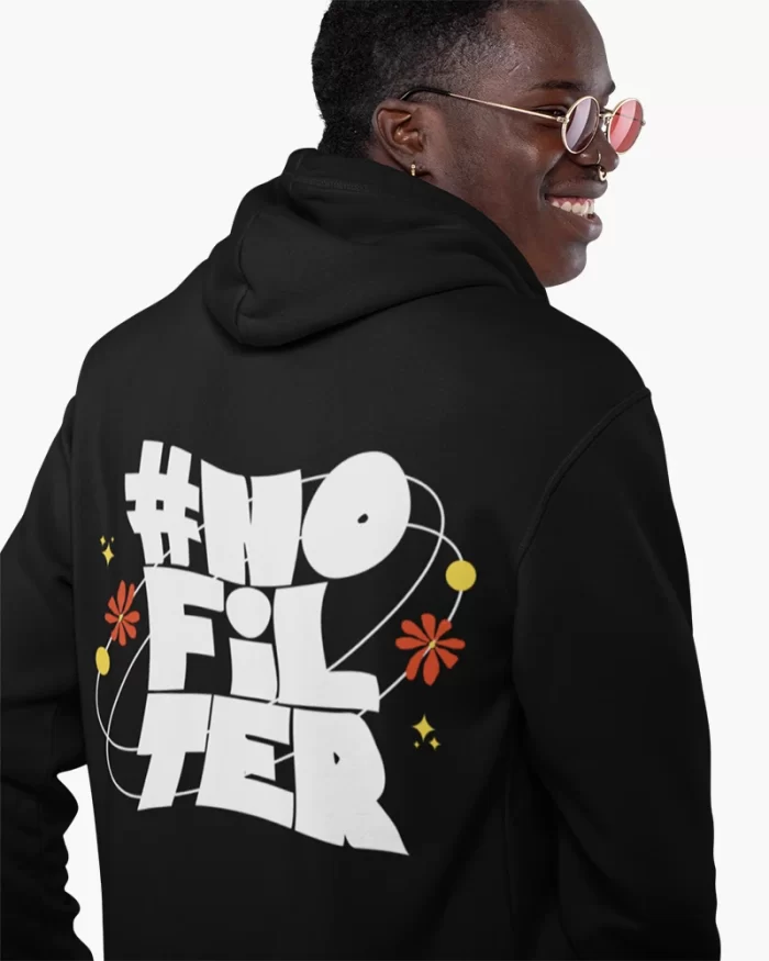 no filter men hoodie